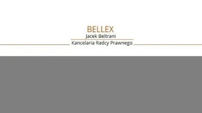 Kancelaria Radcy Prawnego Bellex Jacek Beltrani